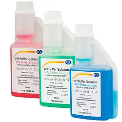 Solución de calibración pH4 + pH7 + pH10 de 250 ml