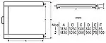 Balanza de suelo - Dimensiones