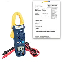 Óhmetro incl. certificado de calibración ISO