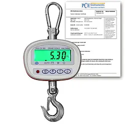 Digital - Kranwaage PCE-CS 300-ICA inkl. ISO-Kalibrierzertifikat