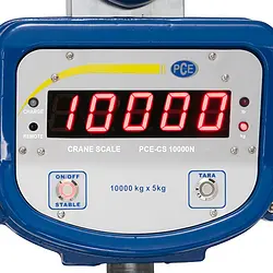 Dynamometer PCE-CS 10000N Display