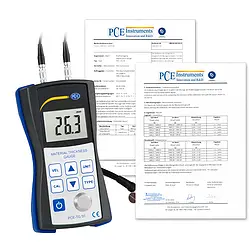 Grubościomierz PCE-TG 50-ICA wraz z certyfikatem kalibracji ISO