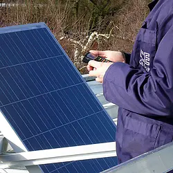 Solarmessgerät Anwendung