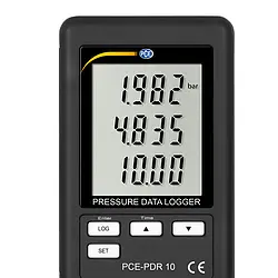 Manometer PCE-PDR 10 Display