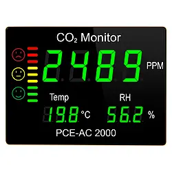 CO2 Messgerät / CO2 Monitor Front