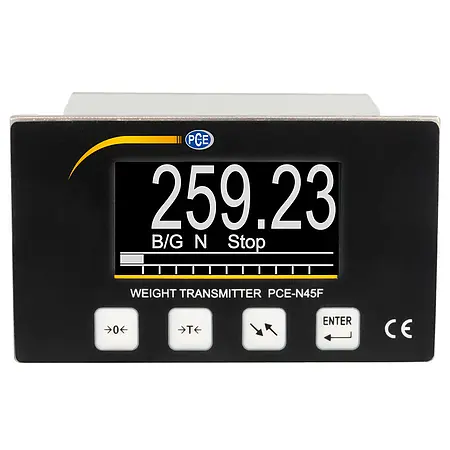 Kraftmessanzeige PCE-N45F Display