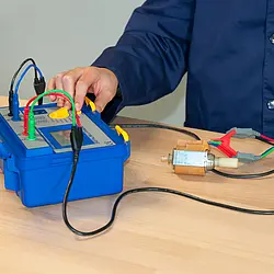 Milliohmmeter in der Anwendung