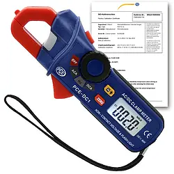 Digitalmultimeter PCE-DC1-ICA inkl. ISO-Kalibrierzertifikat