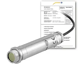 Infrarotthermometer inkl. ISO-Kalibrierzertifikat.