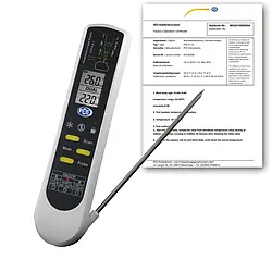 Lebensmittelthermometer inkl. ISO-Kalibrierzertifikat