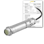 Pyrometer inkl. ISO-Kalibrierzertifikat.