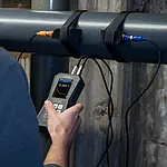 Przepływomierz ultradźwiękowy PCE-TDS 200 SL-ICA /  Pomiar przepływu 3