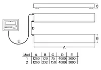 Palettenwaage PCE-SD 1500B