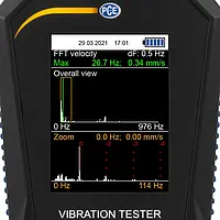 Vibrationsmessgerät Display