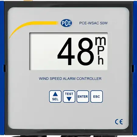 Anemômetro - Medição em Mph