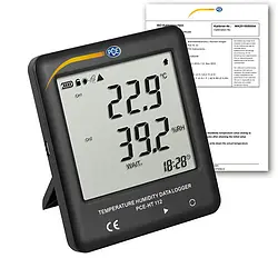 Data logger - inclui certificado de calibração ISO