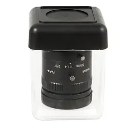 Distância focal da lente 50 mm