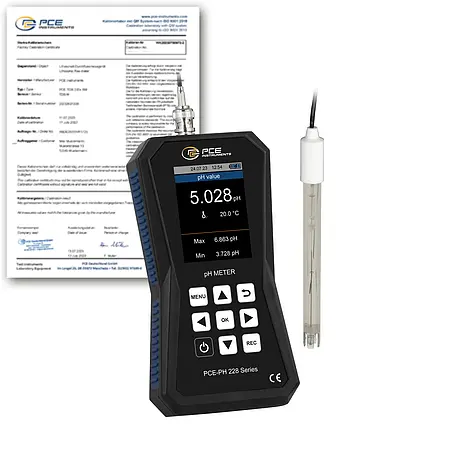 Medidor para agricultura incl. certificado de calibração ISO