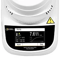 Analisador de umidade - Display