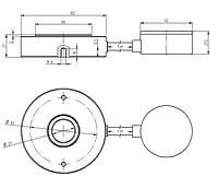 Dinamômetro hidráulico - Dimensões