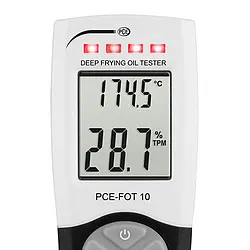 Çubuk Termometre  PCE-FOT 10 Ekranı
