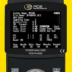 Ampermetre PCE-PA 8000