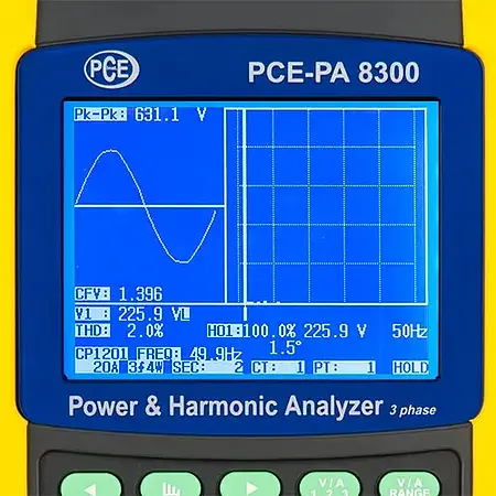 Data Logger PCE-PA 8300 Ekranı