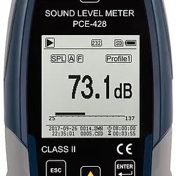 Gürültü Ölçüm Cihazı PCE-428-KIT Ekran 6