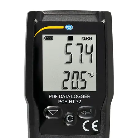 Nakliye Data Logger PCE-HT 72 Ekranı