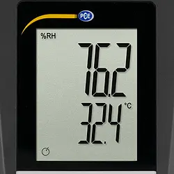 Nem Ölçer PCE-HVAC 3S Ekranı