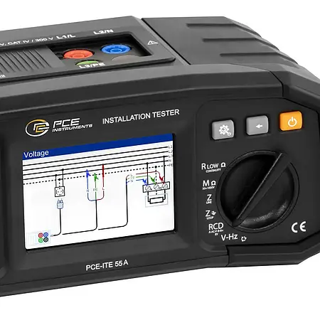 RCD Test Cihazı Grafik Ekran