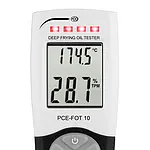Çubuk Termometre  PCE-FOT 10 Ekranı