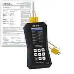 Dört-Kanallı İş Güvenliği Ölçüm Cihazı PCE-T 420-ICA ISO Kalibrasyon Sertifikası dahil Sıcaklık için