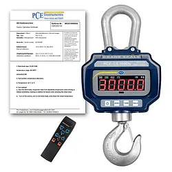 Force Gage PCE-CS 3000N-ICA incl. ISO Calibration Certificate