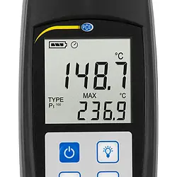 HVAC Temperature Meter PCE-T 318 display