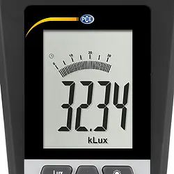 Illuminometer PCE-172 front display