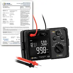 Insulation Tester PCE-IT 200-ICA incl. ISO calibration certificate