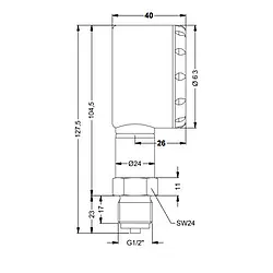 Manometer technical drawing