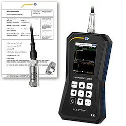 Vibration Analyzer PCE-VT 3900-ICA incl. ISO Calibration Certificate