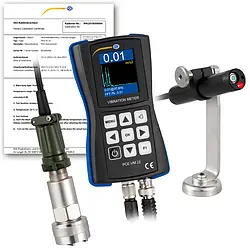 Vibration Data Logger PCE-VM 22-ICA-ICA incl. ISO Calibration Certificate