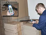 Multifunction Environmental Meter PCE-MMK 1 on Cardboard