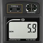 Environmental Tester PCE-EM 888 display