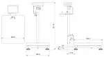 Technical Drawing Industrial Scale PCE-SD 30C