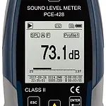 Outdoor Noise Dose Meter PCE-428-EKIT display