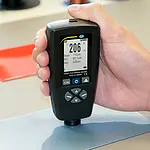 Coating Thickness Gauge PCE-CT 5000H in Use