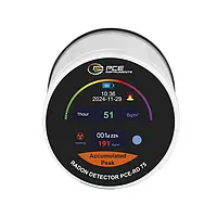 Radon meter / Radon detector Display