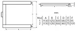 Technical Drawing Trade Approved Scale PCE-SD 1500U SST