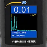 Vibration Analyzer PCE-VM 22 display